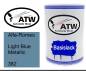 Preview: Alfa-Romeo, Light Blue Metallic, 382: 500ml Lackdose, von ATW Autoteile West.